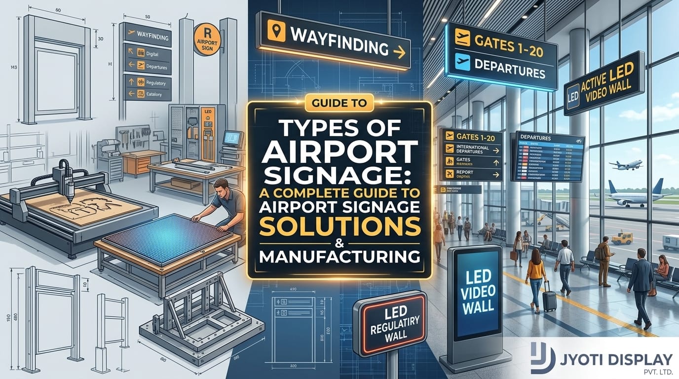 Types of Airport Signage: A Complete Guide to Airport Signage Solutions and Manufacturing