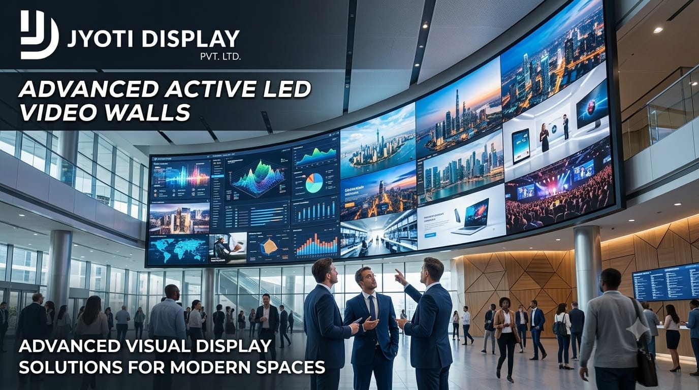Read more about the article Active LED / Video Walls by Jyoti Display Pvt. Ltd.: Advanced Visual Display Solutions for Modern Spaces