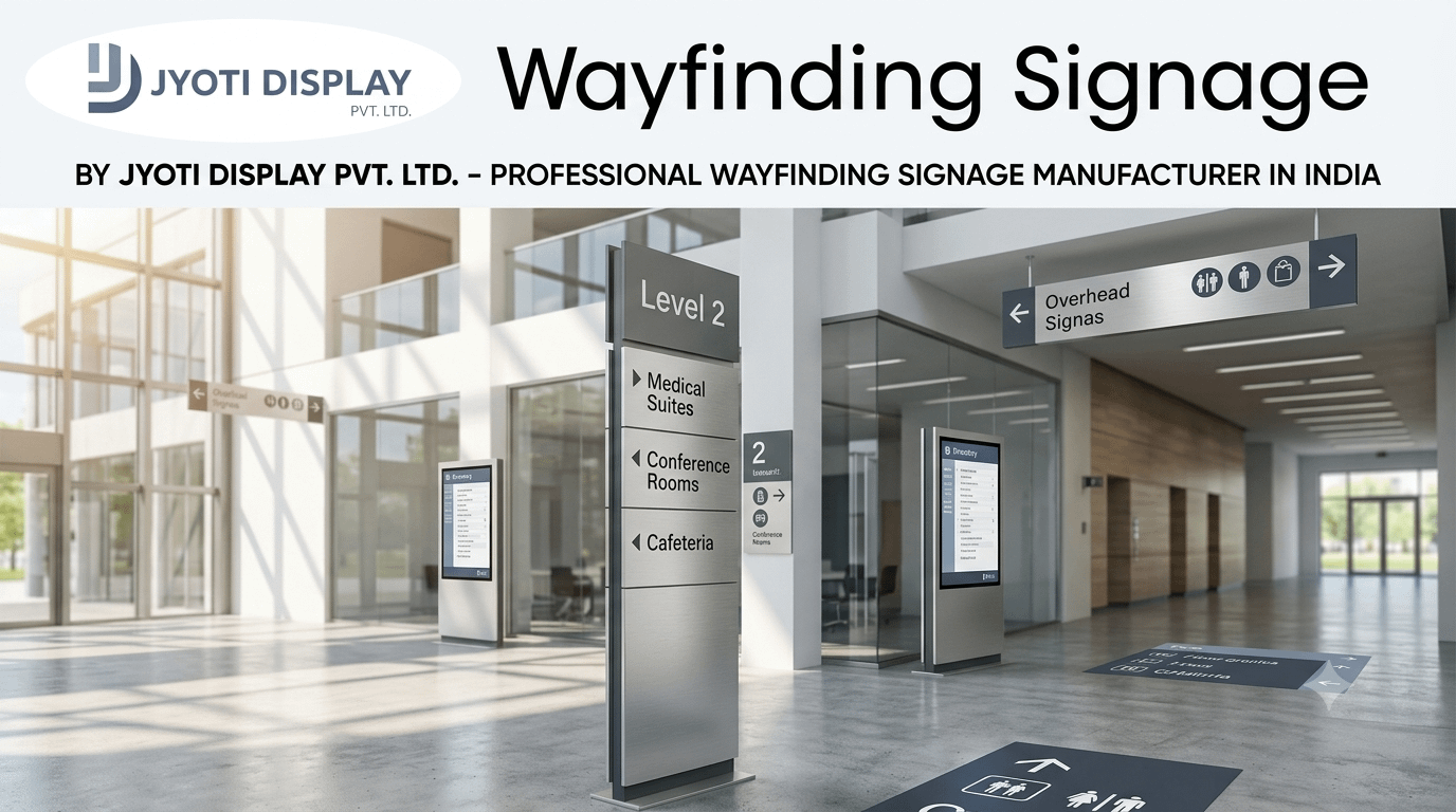 Read more about the article Wayfinding Signage by Jyoti Display Pvt. Ltd. – Professional Wayfinding Signage Manufacturer in India